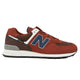 New Balance Trainers Mens 574 Brick/ Navy