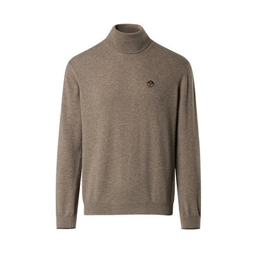 North Sails Cashmere Blend Turtle-neck Sweater Fossil Melange by North Sails - Heritage Style with comfort, quality and modern style