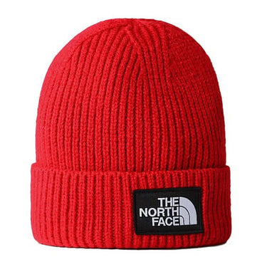 The North Face Accessories Mens TNF Box Logo Cuffed Beanie TNF Red by North Face - Everyday Comfort with comfort, quality and modern style