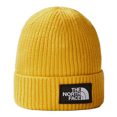 The North Face Accessories Mens TNF Box Logo Cuffed Beanie Summit Gold by North Face - Classic Footwear with comfort, quality and modern style