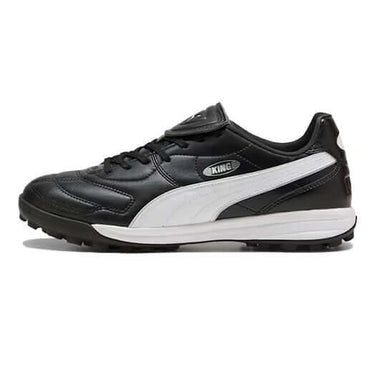 Puma Football King Liga TT Boots Black / White by Puma - Heritage Style with comfort, quality and modern style
