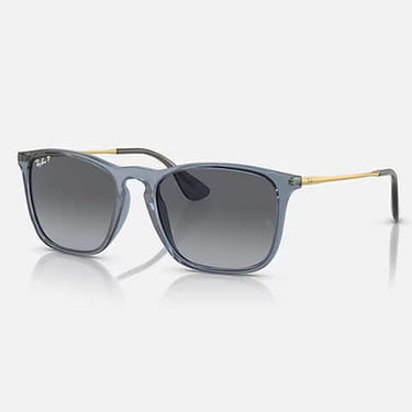 Ray-Ban Sunglasses Chris Polished Transparent Blue / Grey Polarised by Ray-Ban - Timeless Look with comfort, quality and modern style