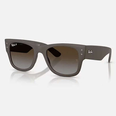 Ray-Ban Sunglasses Mega Wayfarer Liteforce Matte Sand Brown / Polar Brown Gradient Polarised by Ray-Ban - Classic Footwear with comfort, quality and modern style
