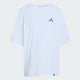 Adidas Womens Soft Side Graphic Oversized T-Shirt White