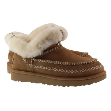 Ugg Boots Womens Ultra Mini Alpine Chestnut by Ugg - Classic Footwear with comfort, quality and modern style