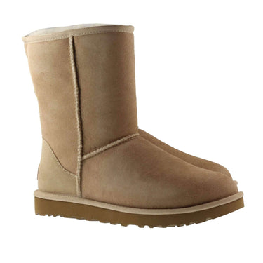 Ugg Boots Womens Classic Short II Sand by Ugg - Classic Footwear with comfort, quality and modern style