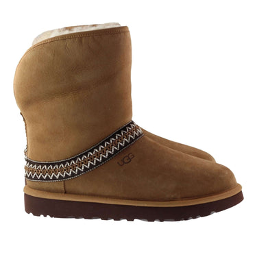 Ugg Boots Womens Classic Short Crescent Boot Chestnut by Ugg - Classic Footwear with comfort, quality and modern style