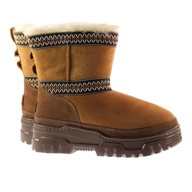 Ugg Boots Womens Classic Mini Trailgazer Chestnut by Ugg - Heritage Style with comfort, quality and modern style