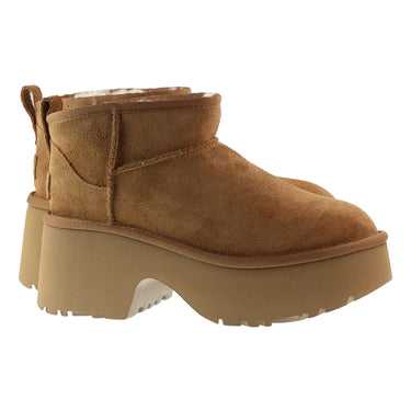 Ugg Boots Womens Classic Ultra Mini New Heights Boot Chestnut by Ugg - Everyday Comfort with comfort, quality and modern style
