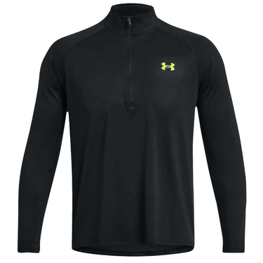 Under Armour Mens Tech 2.0 Half Zip Black High Vis Yellow by Under Armour - Classic Footwear with comfort, quality and modern style
