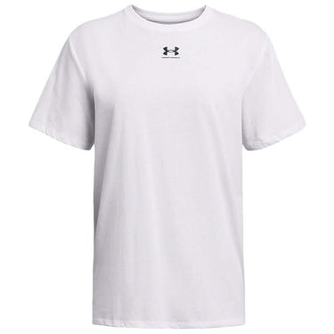 Under Armour Womens Campus Oversize T Shirt White For:Women, Type:T-Shirts & Vests
