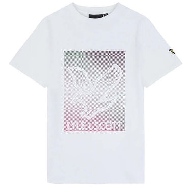 Lyle and Scott Kids Dotted Eagle Graphic T Shirt White by Lyle And Scott - Durable Design with comfort, quality and modern style