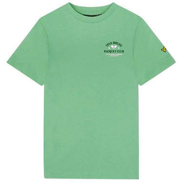 Lyle and Scott Kids Racquet Club Graphic T Shirt Lawn Green by Lyle And Scott - Durable Design with comfort, quality and modern style