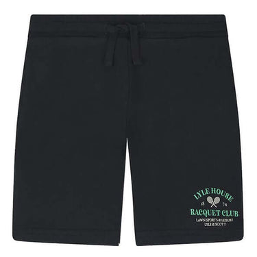 Lyle and Scott Kids Racquet Club Graphic Sweat Short Dark Navy by Lyle And Scott - Heritage Style with comfort, quality and modern style