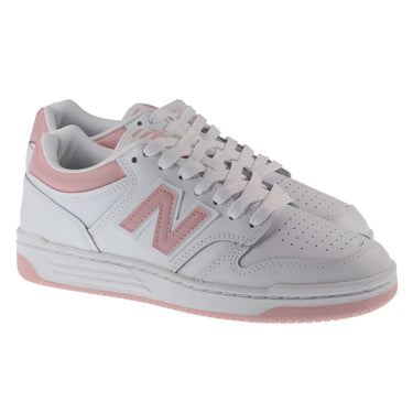 New Balance Trainers Womens 480 White Orb Pink For:Women, Type:Trainers