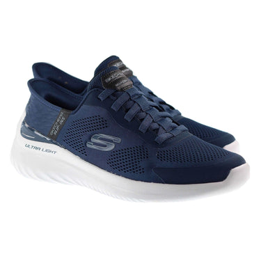 Skechers Trainers Mens Slip-ins: Bounder 2.0 Navy by Skechers - Everyday Comfort with comfort, quality and modern style