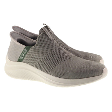 Skechers Trainers Mens Slip Ins Ultra Flex 3.0 Taupe For:Men, Type:Trainers