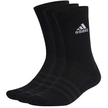 Adidas Accessories Cushioned Crew Sock Black White For:Men, For:Women, Type:Socks