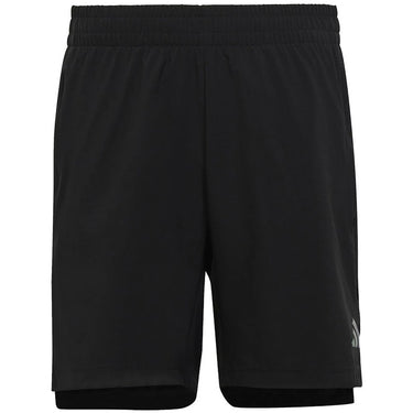 Adidas Junior Aeroready 3 Stripes Woven Short Black Reflective Silver For:Boys, For:Girls, For:Kids, Type:Shorts