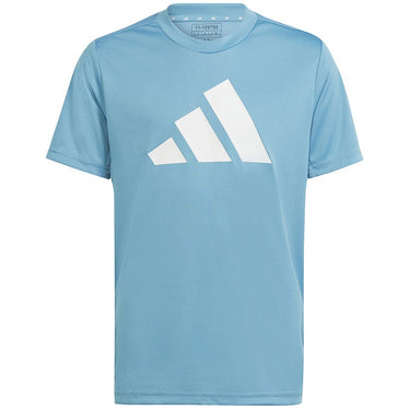 Adidas Juniors Train Essentials Aeroready Logo T Shirt Preloved Blue White For:Boys, For:Girls, For:Kids, Type:T-Shirts & Vests