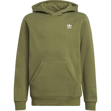 Adidas Originals Juniors Adicolor Hoodie Focus Olive White For:Boys, For:Girls, For:Kids, Type:Hoodies