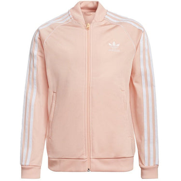 Adidas Originals Juniors Superstar Track Top Haze Coral White For:Girls, For:Kids, Type:Track Tops