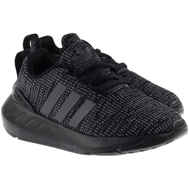 Adidas Originals Kids Trainers Swift Run 22 Black Grey Cloud White For:Boys, For:Girls, For:Kids, Type:Shoes - Kids Age 6 - 10