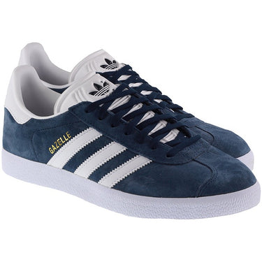 Adidas Originals Mens Trainers Gazelle Collegiate Navy White Gold Metallic For:Men, Type:Trainers