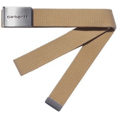 Carhartt WIP Accessories Clip Belt Chrome Dusty H Brown For:Men, Type:Belts