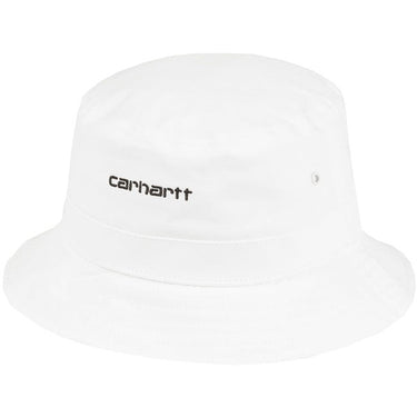 Carhartt WIP Mens Bucket Hat White Black For:Men, Type:Hats & Caps