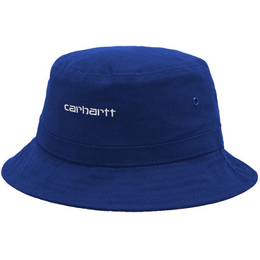 Carhartt WIP Mens Bucket Hat Lazurite White For:Men, Type:Hats & Caps