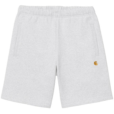 Carhartt WIP Mens Chase Sweat Short Ash Heather Gold For:Men, Type:Shorts