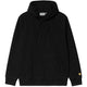 Carhartt WIP Mens Hooded Chase Sweat Black Gold