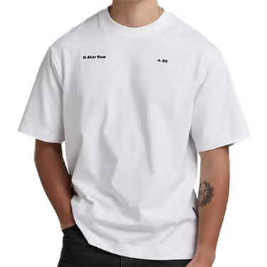 G Star Raw Mens Boxy Base T Shirt White For:Men, Type:T-Shirts & Vests