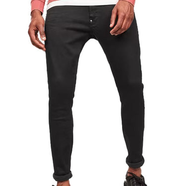 G Star Raw Mens Revend Skinny Pitch Black For:Men, Type:Jeans