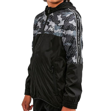 Kings Will Dream Kids Alfa Windbreaker Black Reflective Grey For:Boys, For:Girls, For:Kids, Type:Jackets & Coats