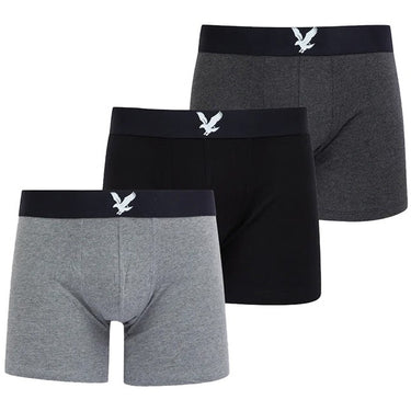 Lyle and Scott Accessories Jonathan 3 Pack Black Grey Marl Dark Grey Marl For:Men