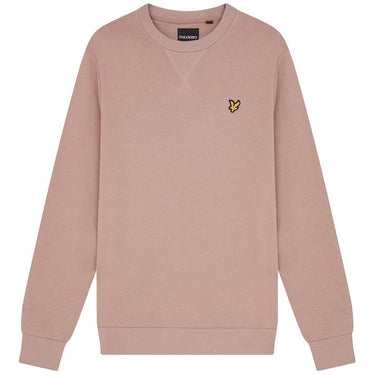 Lyle and Scott Mens Crew Neck Sweatshirt Hutton Pink For:Men, Type:Sweatshirts