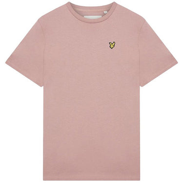 Lyle and Scott Mens Plain T Shirt Hutton Pink For:Men, Type:T-Shirts & Vests