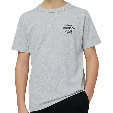 New Balance Junior Essentials Reimagined T Shirt Athletic Grey For:Kids, Type:T-Shirts & Vests