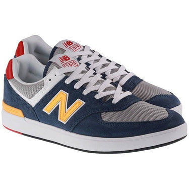 New Balance Trainers Mens Court 574 Grey Yellow For:Men, Type:Trainers