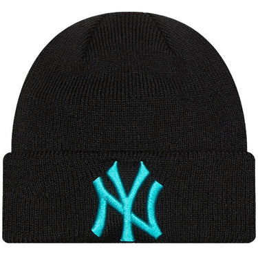 New Era Infant NY Yankees League Essential Beanie Hat Black For:Kids, Type:Hats & Caps