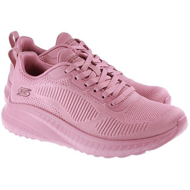 Skechers Trainers Womens Bobs Sports Squad Chaos Face Off Raspberry For:Women, Type:Trainers