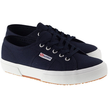 Superga Trainers Womens 2750 COTU Classic Navy White For:Women, Type:Trainers