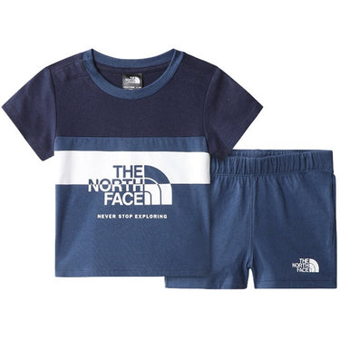 The North Face Infants Summer Set Shady Blue For:Girls, For:Kids, Type:Shorts, Type:T-Shirts & Vests