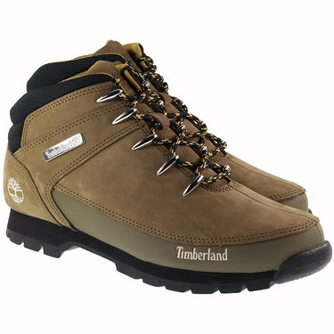 Timberland Boots Mens Euro Sprint Hiker Olive Black For:Men, Type:Boots & Shoes