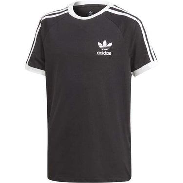 Adidas Originals Juniors 3 Stripe T Shirt Black White For:Boys, For:Girls, For:Kids, Type:T-Shirts & Vests