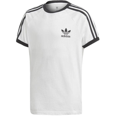 Adidas Originals Juniors 3 Stripe T Shirt White Black For:Boys, For:Girls, For:Kids, Type:T-Shirts & Vests
