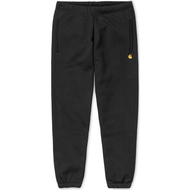 Carhartt WIP Mens Chase Sweat Pant Black For:Men, Type:Jogging Bottoms