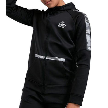 Kings Will Dream Juniors Kione Hoody Black Reflective For:Boys, For:Girls, For:Kids, Type:Hoodies